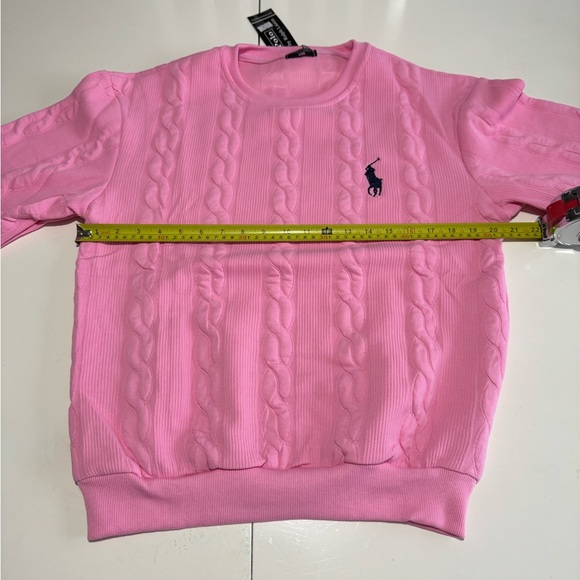 Pink Cable-Knit Sweater & Pants Set - Picture 9 of 12